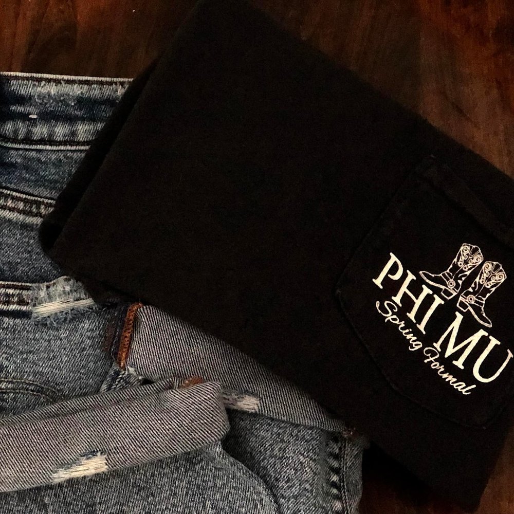 Phi Mu 2014 Formal Boots n Bowties T Shirt
